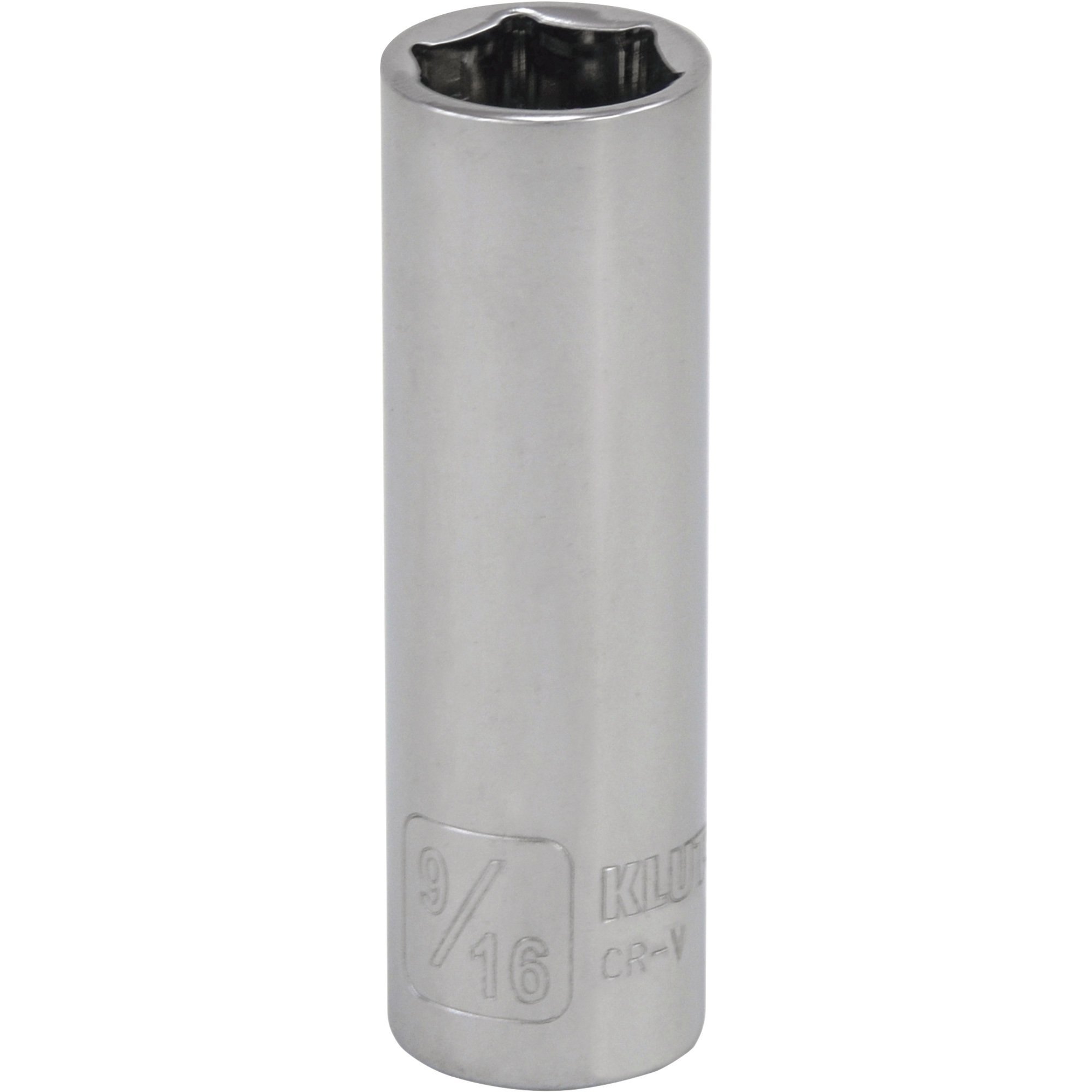 Klutch Deep Socket — SAE, 3/8in.-Drive, 6-Pt. 11 Assorted Sizes